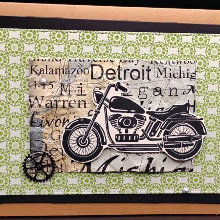 Michigan Green Motorcycle 2