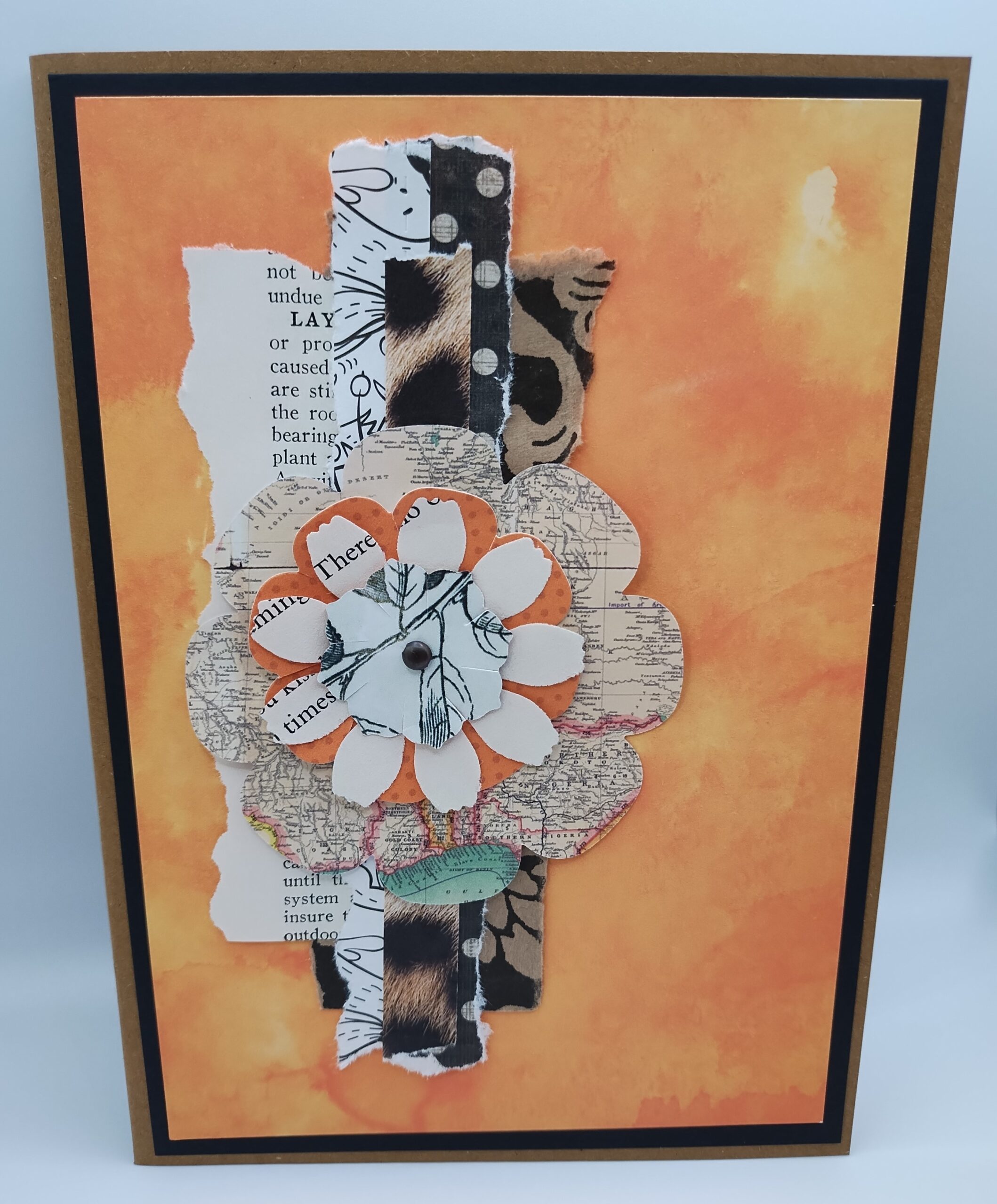 Orange flower cluster