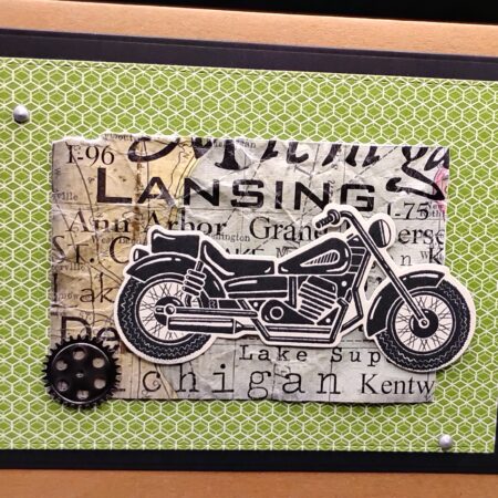 Michigan Green Motorcycle 1