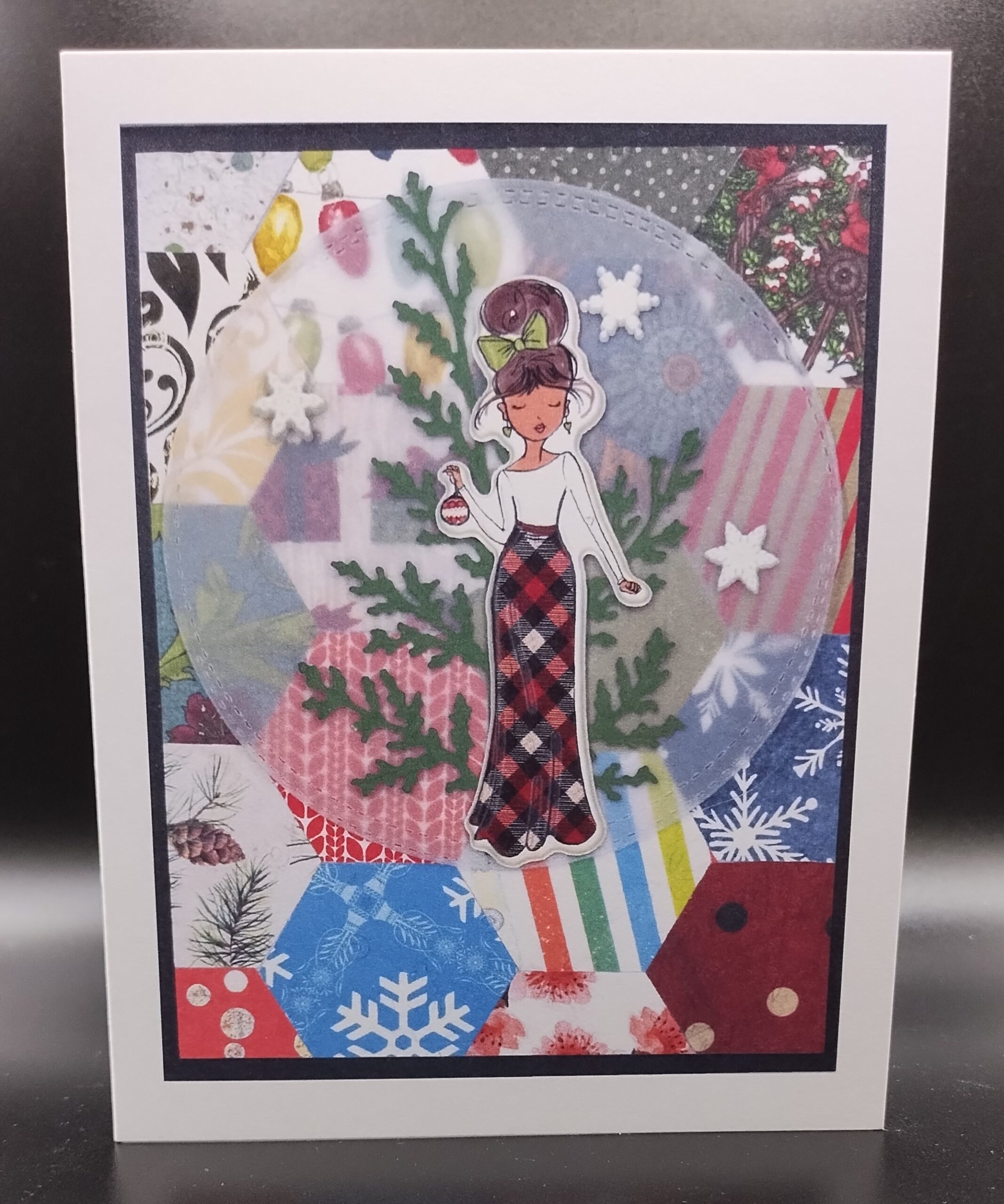 Christmas Girl Card - 4