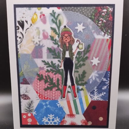 Christmas Girl Card - 5