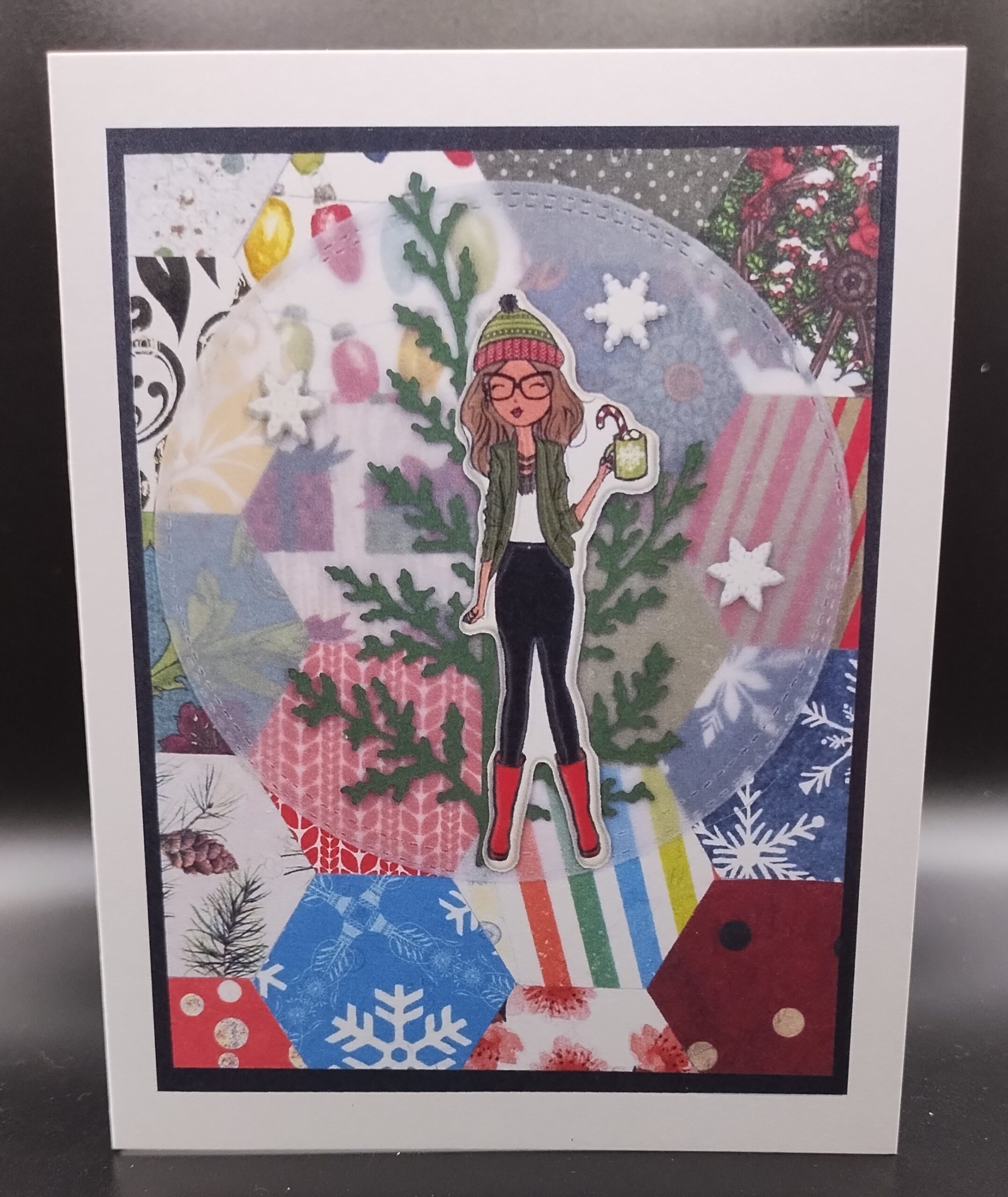 Christmas Girl Card - 5