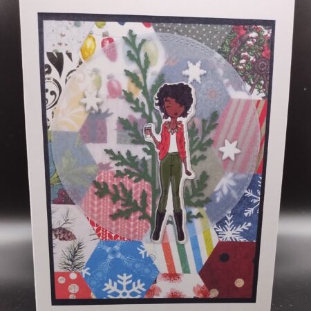 Christmas Girl Card - 6