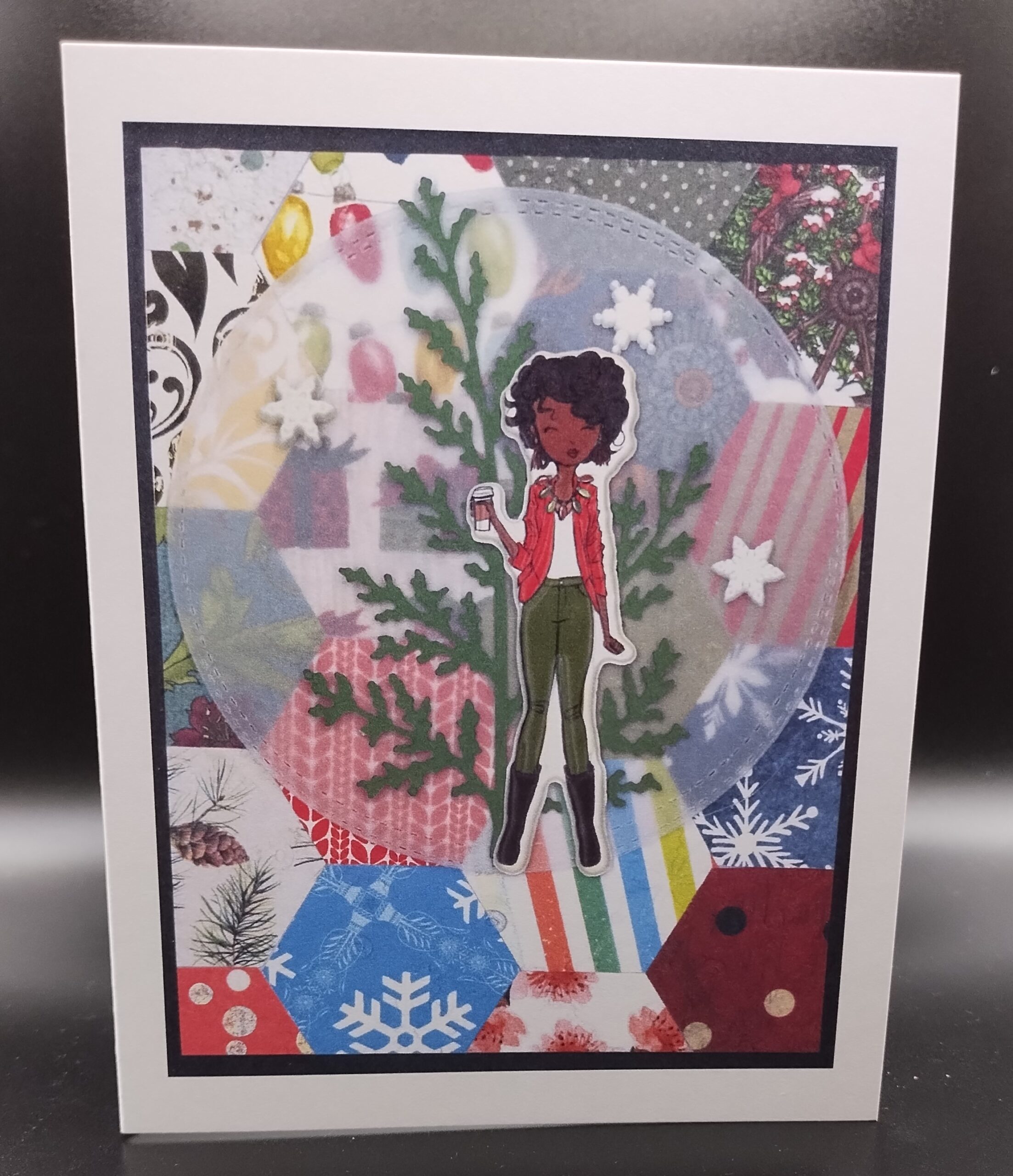 Christmas Girl Card - 6