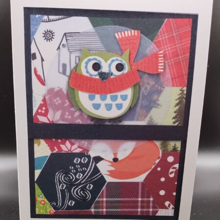 Owl Christmas Card - 1