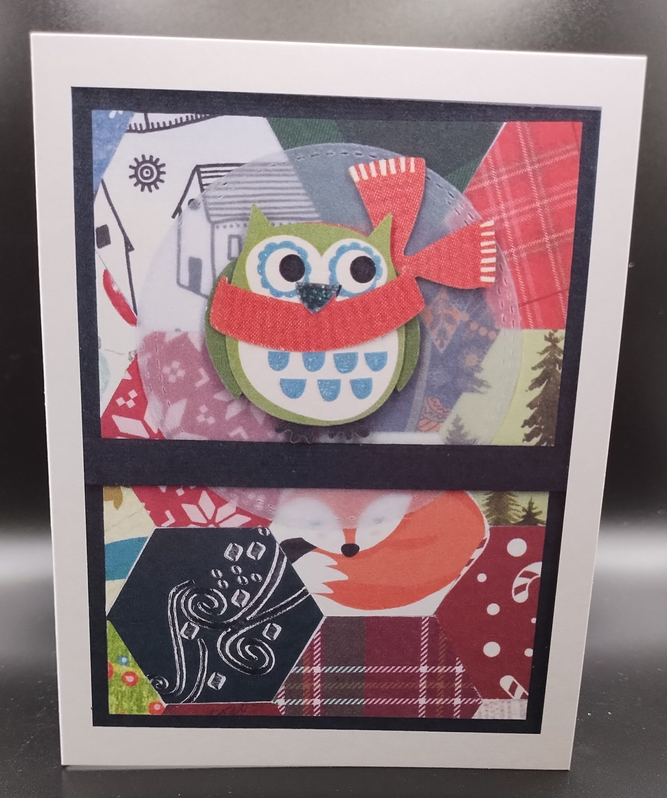 Owl Christmas Card - 1