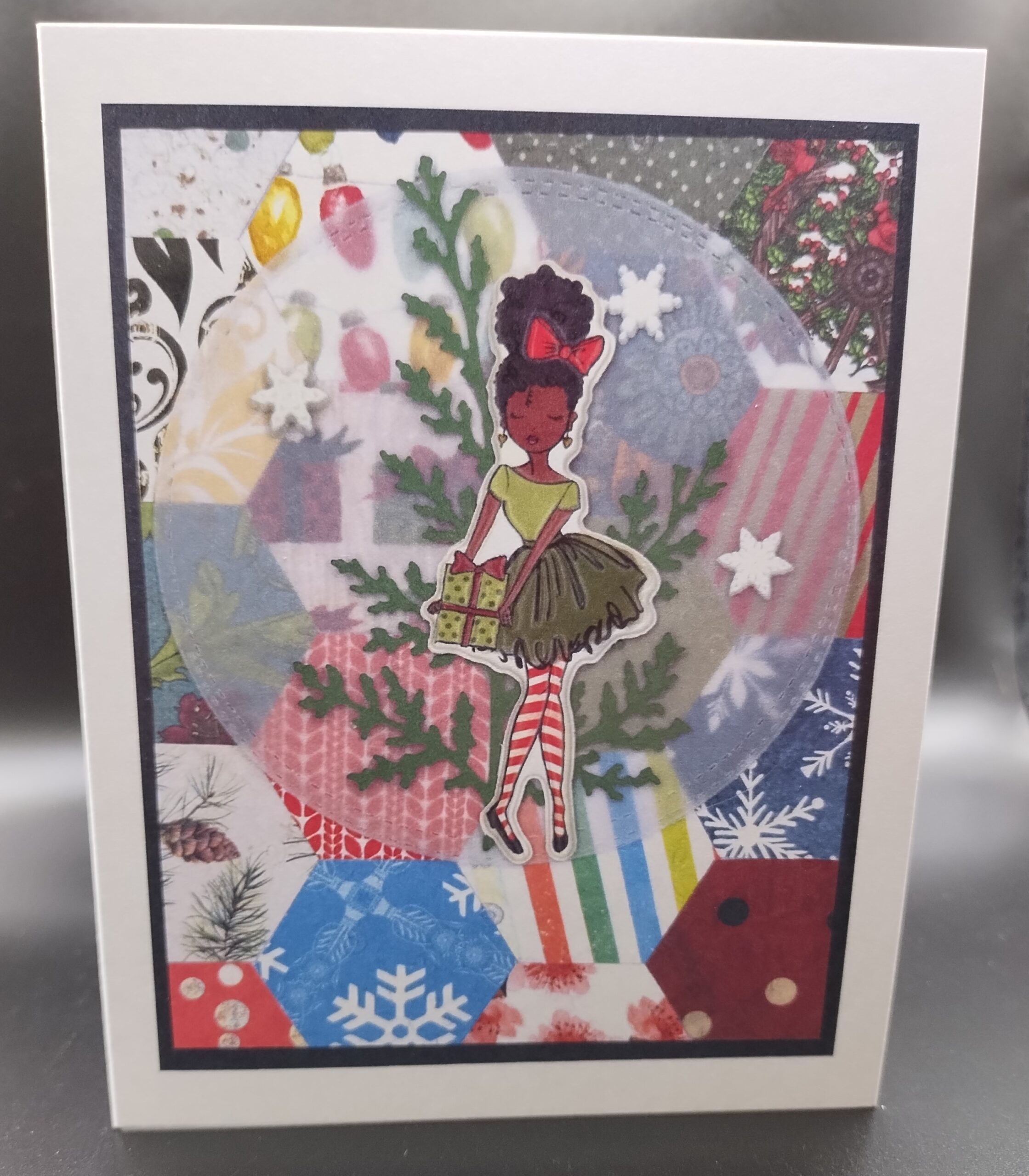 Christmas Girl Card - 3