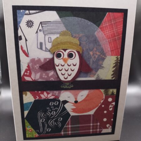 Owl Christmas Card - 2