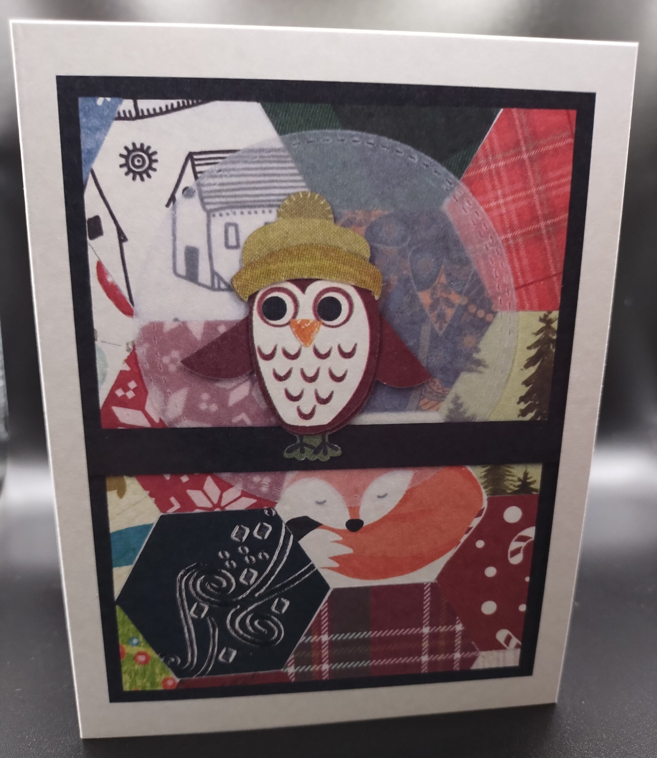 Owl Christmas Card - 2