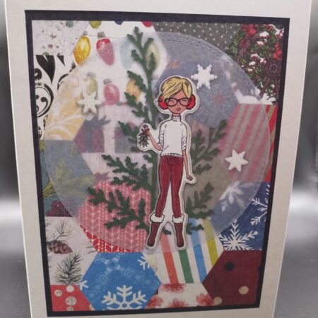 Christmas Girl Card - 2