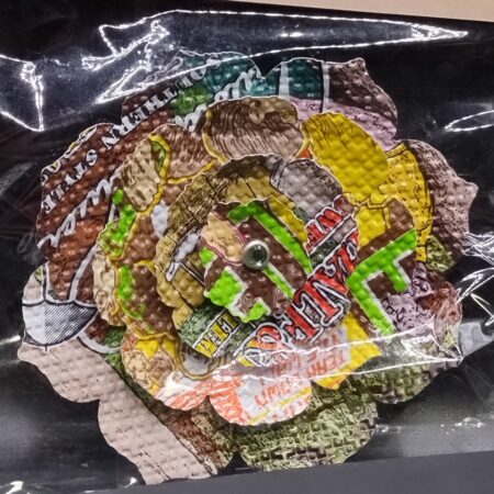 Large Flower Magnet (Recycled drink cans) - 3