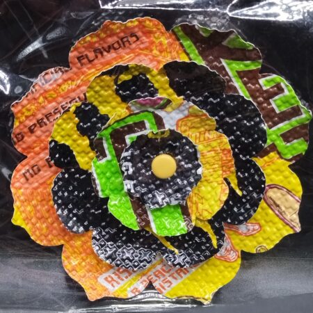 Large Flower Magnet (Recycled drink cans) - 6