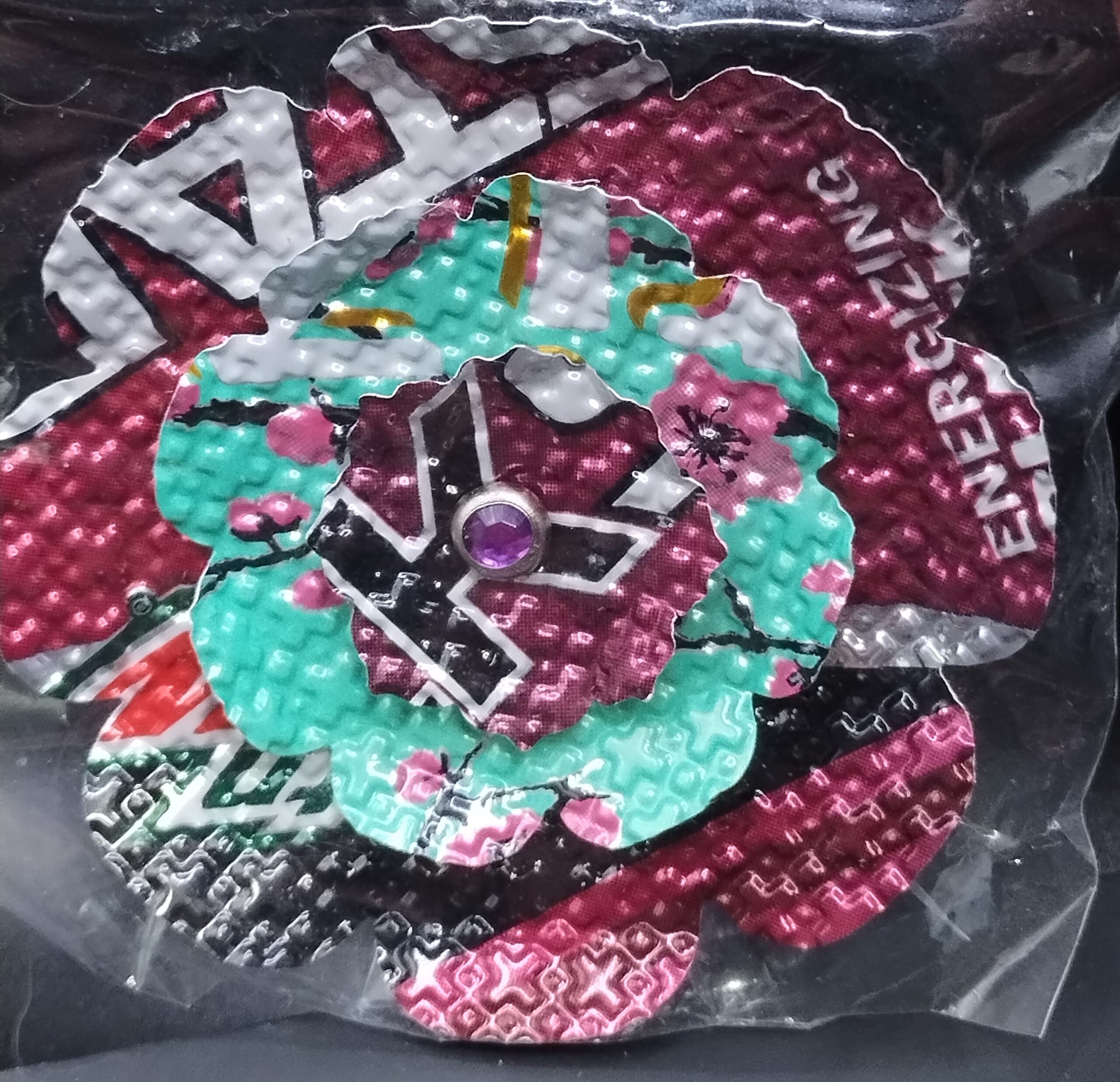 Small Flower Magnet (Recycled drink cans) - 4