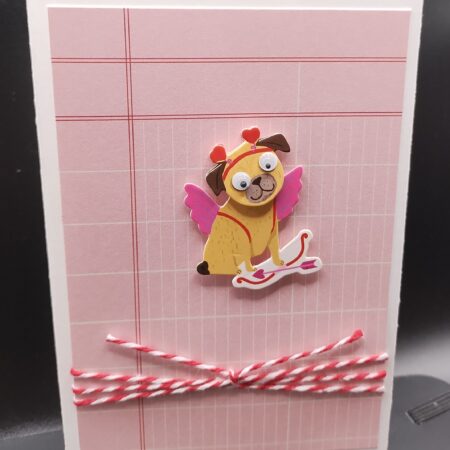 Cupid Dog - small card