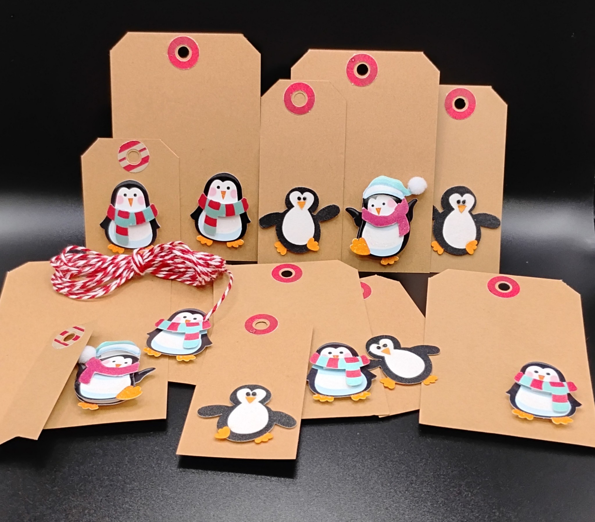 Penguin gift tags