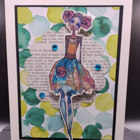 Mixed Media Paper Doll