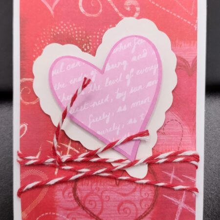 Script Layered Heart - gift size