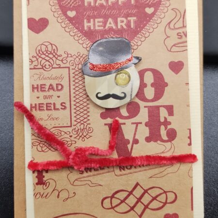 Mustache Face- Kraft gift size