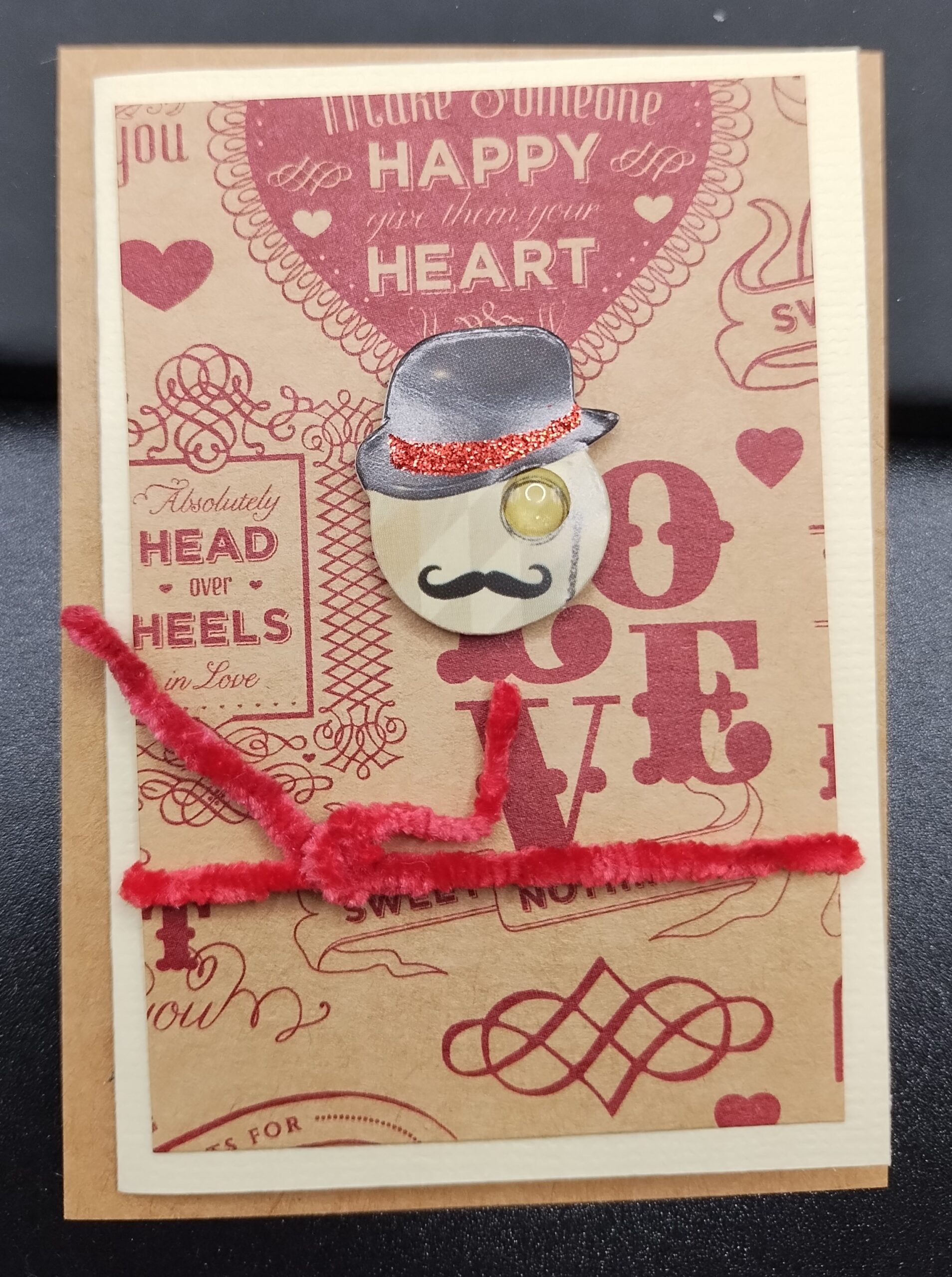 Mustache Face- Kraft gift size