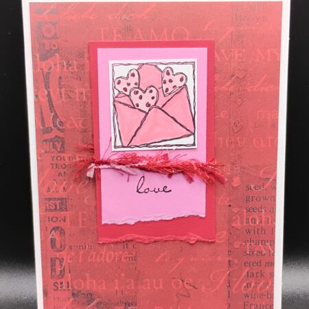 Love - Envelope with 3 Hearts