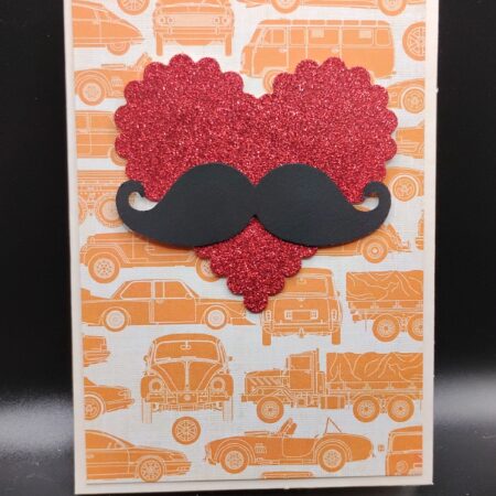 Vintage vehicles Heart and Mustache