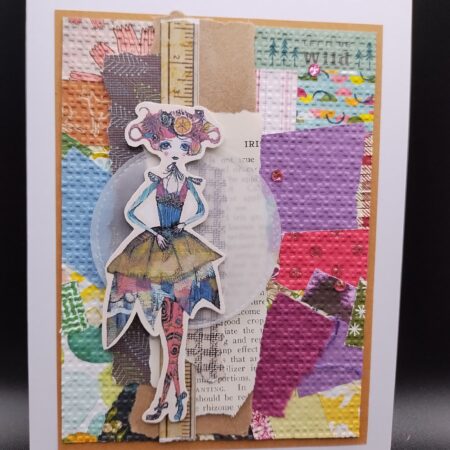 Mixed Media Paper Doll